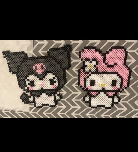 Hello Kitty And Friends Perler Beads, Melanie Martinez Perler Beads, Perler Bead Templates, Perler Crafts, Diy Perler Bead Crafts, Melty Beads, Diy Perler Beads, Perler Beads Designs, Perler Bead Art