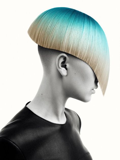 Very Short Pixie Cuts, Avant Garde Hair, Shaved Nape, Bowl Cut, Short Bob Haircuts, Hair Shows, Creative Hairstyles, Hair Reference, Hair Art