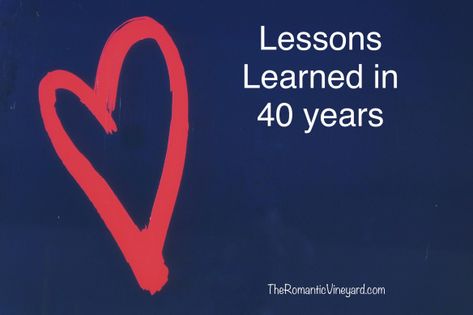 Lessons learned in 40 years of marriage. 40 Years Of Marriage, Worship Team, First Year Of Marriage, Healthy Marriage, Love Challenge, Doctor Visit, 40th Anniversary, Hard Times, Lessons Learned