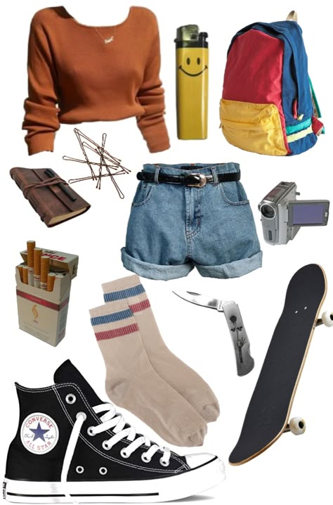 Outfit Ideas 80s Style Vintage, Strange Things Outfits, 90’s Shirts, 90s Outfit Board, Stranger Things Aesthetic Outfits, Stranger Things Themed Outfits, Stranger Things Clothes Aesthetic, 90'outfits Ideas, Stranger Things Oc Outfit