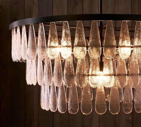 Chandeliers | Pottery Barn Mercury Glass Lighting, Bathroom Chandelier, Art Deco Bathroom, Outdoor Chandeliers, Round Chandelier, Art Deco Chandelier, Chandelier Bedroom, Iron Chandeliers, Overhead Lighting