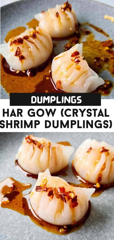 Prawn Dumplings Recipe Dim Sum, Shrimp Har Gow, Homemade Dim Sum Recipes, Har Gow Recipe Dim Sum, Har Gow Recipe, Prawn Dumpling Recipe, Homemade Dim Sum, Prawn Dimsum, Dimsum Recipes