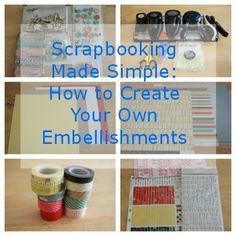 Scrapbook Embellishments Diy Tutorials, Scrapbook Tips, Scrapbook Techniques, Scrapbooking Tips, Bridal Shower Scrapbook, How To Make A Paper Bag, Paper Bag Scrapbook, Unique Scrapbooks, Scrapbook Embellishments Diy