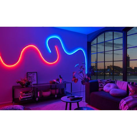 LED-Stripes Flow IV Diy Neon Sign, Neon Room, Led Band, Strip Led, Rope Lights, Led Decor, Led Stripes, Apartment Decor Inspiration, Led Neon Lighting