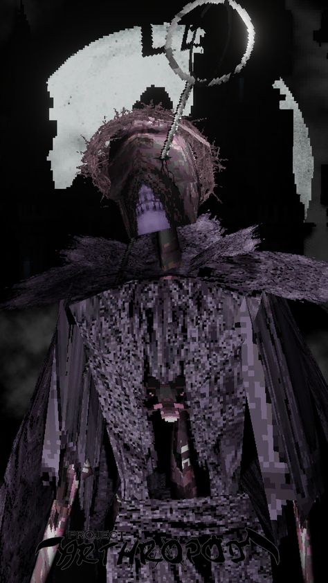 Psx bloodborne like character from my game - project arthropod Blashmephous Game, Psx Aesthetic, Ps1 Character, Psx Graphics, Ps2 Character, Bloodborne Aesthetic, Ps2 Aesthetic, Blender Model, Low Poly Character