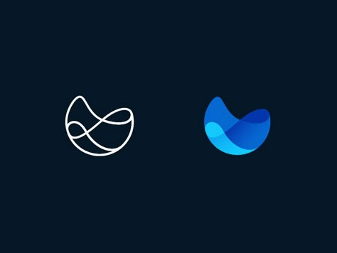 Great work from a designer in the Dribbble community; your best resource to discover and connect with designers worldwide. Water Logo Design Ideas, Globe Logo Design, Wave Logo Design, Abstract Logos, Abstract Logo Design, Whatsapp Logo, Wave Logo, Inspiration Logo Design, Logo Design Inspiration Creative