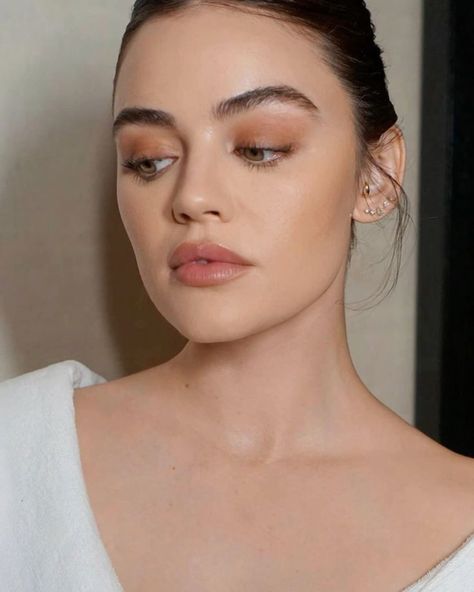 Lucy Hale Makeup, Lucy Hale Hair, Wedding Guest Makeup, Brow Tutorial, Minimalist Makeup, Celebrity Makeup Looks, Lucy Hale, Makeup Pictures, Bridal Hair And Makeup