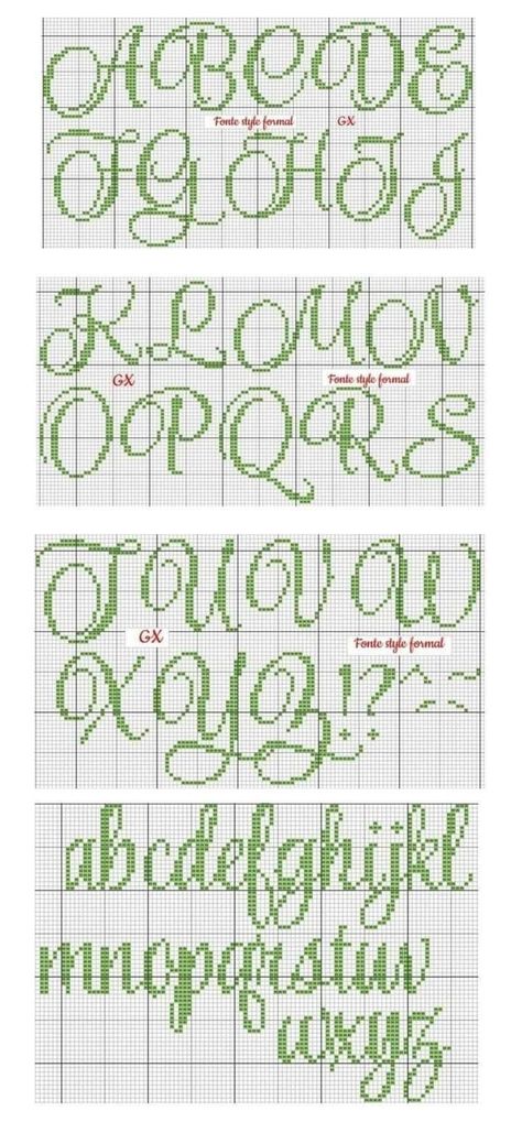 Alfabet Cross Stitch, Cross Stitch Fonts Free Alphabet Charts, Cross Stitch Fonts Free, Cross Stitch Alphabet Patterns Free, Cross Stitch Monogram Patterns, Cross Stitch Alphabets, Cross Stitch Letter Patterns, Plastic Canvas Letters, Cross Stitch Alphabet Patterns