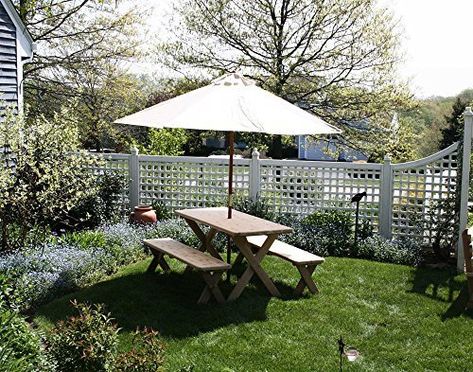 5' Backyard Bash Cross Legged Picnic Table (Natural) (30"H x 60"W x 27"D) : Natural Wood Picnic Table : Garden & Outdoor Roadside Picnic, Picnic Table With Umbrella, Patio Picnic, Cedar Stain, Backyard Picnic, Table And Bench Set, Outdoor Living Furniture, Picnic Bench, Patio Bar Set