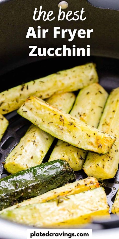 Zucchini Wedges In Air Fryer, Air Fryer Zucchini Spears, Zucchini Spears Air Fryer, Air Fryer Zucchini Fries No Breading, Zuccini Sides Dishes Air Fryer Keto, Air Fry Zucchini Recipe, Air Fry Zucchini Fries, Superhero Nutrition, Zucchini Air Fryer Recipes