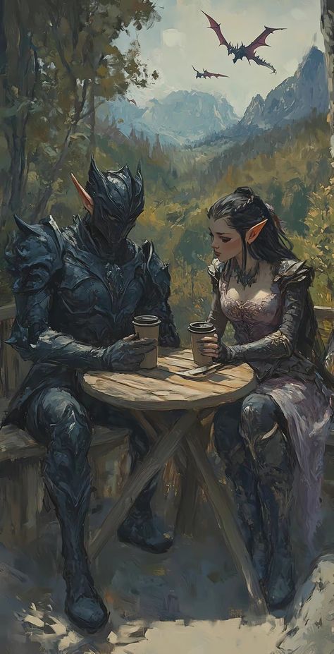 Dungeons And Dragons Backgrounds, Dragon Pfp Aesthetic, Dark Elves Aesthetic, Fantasy Dnd Art, D&d Wallpaper, Dnd Aesthetic Wallpaper, Faerie Wallpaper, Dark Mystic Aesthetic, D&d Aesthetic