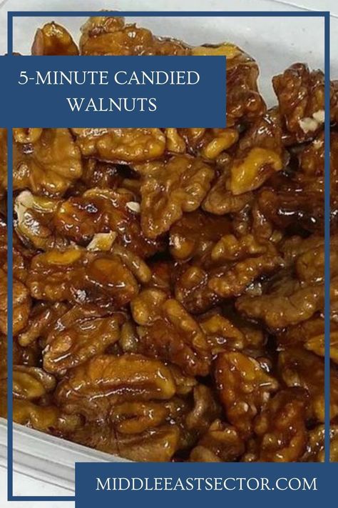 These caramelized, candied walnuts are quite a treat. Toss them into your salad, over popcorn, or straight into your mouth. Crunch. Crunch. I love this easy method of making the… How To Make Popcorn, Crunch Recipe, Quick Healthy Snacks, Candied Nuts, Everything Goes, Meal Prep For The Week, Healthy Snacks For Kids, Savory Snacks, Food Network Recipes