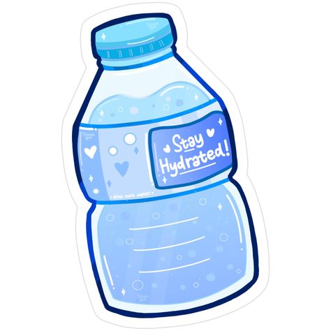 Decorate laptops, Hydro Flasks, cars and more with removable kiss-cut, vinyl decal stickers. Glossy, matte, and transparent options in various sizes. Super durable and water-resistant. <3 Drink more water! Mini Water Bottle, Mini Water Bottles, Water Sticker, Drink More Water, Bottle Sticker, More Water, Water Bottle Stickers, Stay Hydrated, Drinking Water