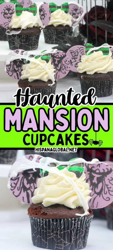 Haunted Mansion Party, Mickey Cupcakes, Mansion Party, Cupcakes Halloween, Disney College Program, Disney Theme Party, Movie Snacks, Mickey Halloween, Disney Party