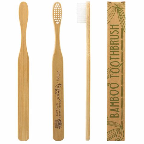 This toothbrush is made from renewable and eco-friendly bamboo wood and comes packaged in a biodegradable natural kraft box - an eco-friendly presentation that is sure to impress. Your logo can be printed on the handle of the toothbrush for maximum visibility. #bamboo #sustainability #promodona #promotionalproducts Binder Paper, Promotional Giveaways, Color Rush, Bamboo Toothbrush, Logo Items, Corporate Logo, Office Items, Kraft Boxes, Planner Binder