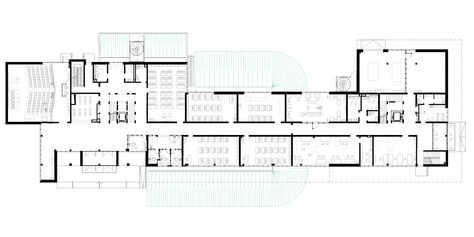 Gallery of Rezekne University Department of Engineering / AB3D - 25 University Floor Plan, Academy Floor Plan, University Layout Plan, Campus Plan, Academy Building, University Campus Plan Architecture, University Plan, Campus Architecture, Masterplan Architecture