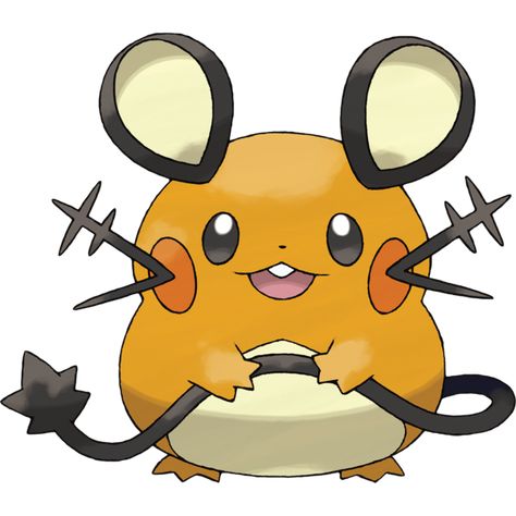 Dedenne (Japanese: デデンネ) is a dual-type Electric/Fairy Pokémon introduced in Generation VI. It is not known to evolve into or from any other Pokémon. Aurorus Pokemon, Fairy Type Pokemon, Pikachu Pikachu, Pokemon Gym, Pokemon Team, Pokemon Sketch, Types Of Fairies, Pokemon Pokedex, Black Pokemon