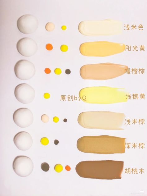 Acrylic Paint Color Mixing Chart, Pastel Color Combinations, Color Mixing Chart Acrylic, Color Mixing Guide, Mixing Paint Colors, Easy Acrylic Painting, Color Mixing Chart, Art Painting Tools, Clay Color