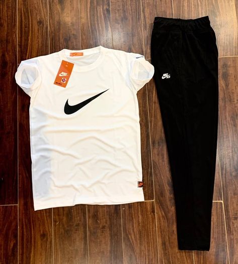 Stylelocker.in on Instagram: “*BRAND — NIKE*  *Tracksuit* *Superior Quality*  *HALF SLEEVES *  * dryfit Lycra Fabric*  *Sizes M / L / XL / XXL*  *FREE SHIPPING * *cotton…” Track Shirts, Black Tracksuit, Nike Tracksuit, Clothes Pictures, Mens Fashion Casual Outfits, Men Fashion Casual Outfits, Stylish Fashion, Online Sale, Workout Wear