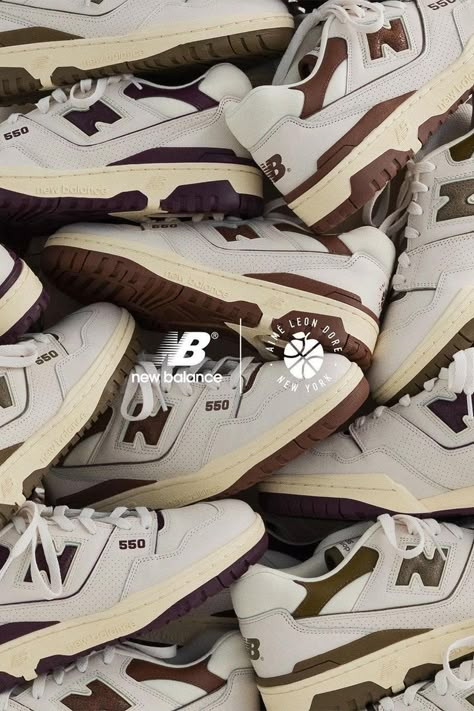 New Balance 550 Brown, Zapatillas New Balance, Wallpaper Green, Aime Leon Dore, Brand Collaboration, Sneaker Release, New Balance Men, Swag Shoes, Latest Sneakers