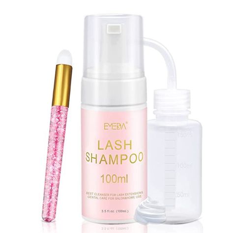 Lash Cleaning, Lash Bath, Mascara Remover, Shampoo Design, Natural Eyelashes, Foam Soap, For Lash, Home Salon, Bottle Brush