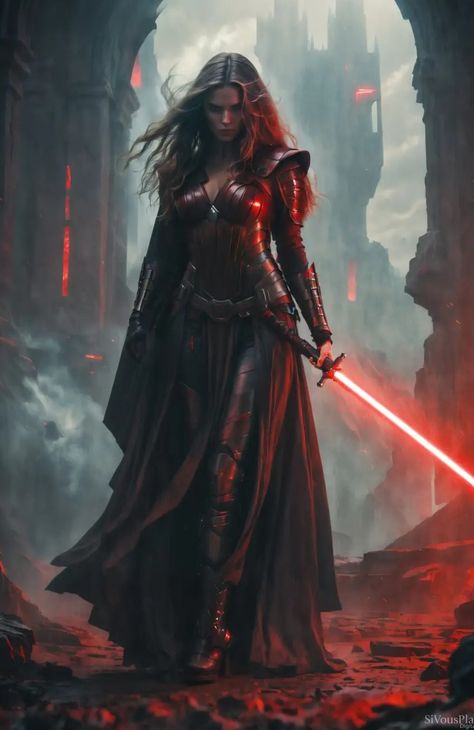 Female Sith, Star Wars Sith Lords, Jedi Princess, Female Jedi, Sith Warrior, Princess Warrior, Princess Fantasy, Gut Feelings, Star Wars Sith