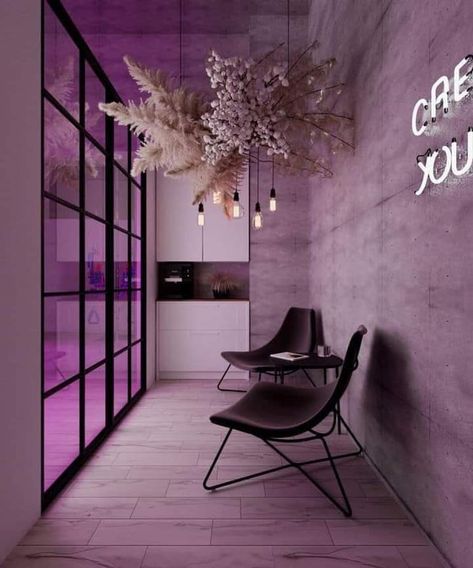 Salon Interior Design Purple, Room Decor 2023, Purple Salon, Kitchen Christmas Tree, Makeup Studio Decor, Nail Salon Interior, Beauty Room Salon, Esthetician Room Decor, Esthetics Room