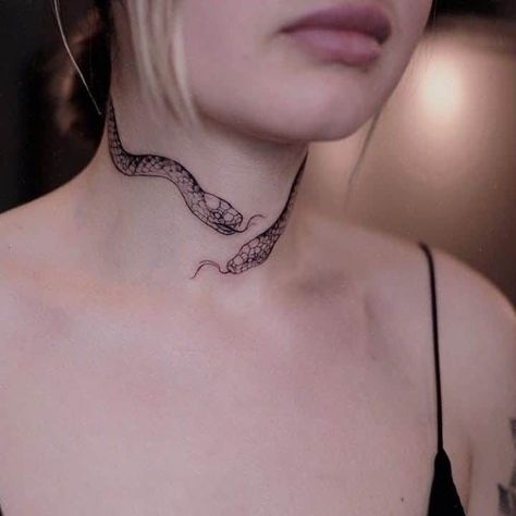 Diana Severinenko, Neck Tattoo Women, Front Neck Tattoo, Full Neck Tattoos, Side Neck Tattoo, Private Tattoos, Saved Tattoo, Neck Tattoos Women, Back Of Neck Tattoo