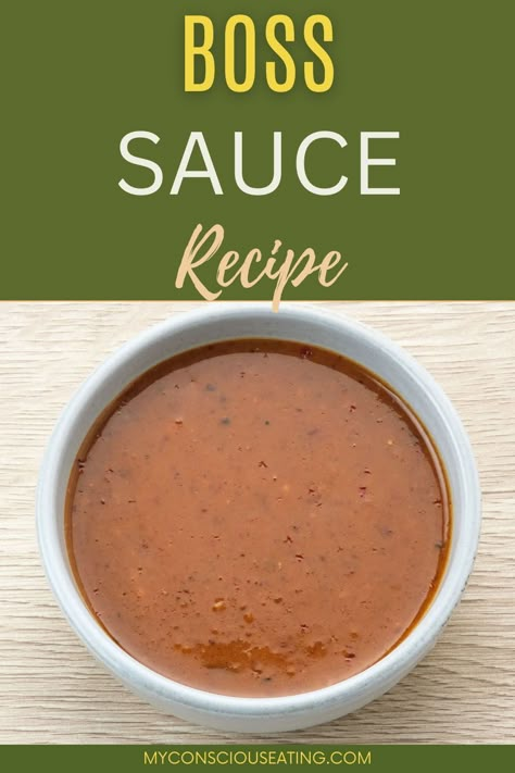 Boss Sauce Rochester Recipe, Macheesmo Mouse Boss Sauce, Restaurant Sauce Recipes, Sauce Recipes For Pork, Madeira Sauce Recipe, Braums Sauce Recipe, Sandwich Sauce Recipes, Boss Sauce Recipe, Bacon Sauce