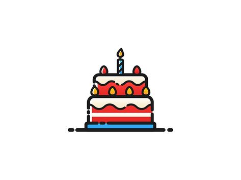 Birthday Cake - 13 Oct is mine Birthday Hilight Instagram, Birthday Logo Instagram Highlight, Birthday Cake Drawing Aesthetic, Gambar Cake Aesthetic, Birthday Cake Graphic, Calendar Logo, Birthday Cover, Happy Birthday Icons, Cake Icon