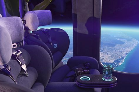 Balloon-powered Spaceship Neptune promises a luxurious way to tour outer space - Yanko Design Space Perspective, Space Tourism, Room With A View, See The Northern Lights, Stay Overnight, Richard Branson, Space Flight, Space And Astronomy, Space Travel