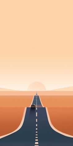 Car From Behind Drawing, Road Illustration Art, Traceable Drawings To Paint On Canvas, Art Ideas On Paper, Road Animation, Driving Illustration, Road Illustration, Wallpaper Minimal, Xiaomi Wallpapers