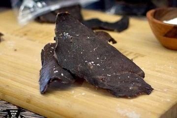 Dill Pickle Jerky Recipe - coockin.com Paleo Diet Snacks, Venison Jerky Recipe, Venison Jerky, Jerky Recipe, Paleo Snack, Chuck Steak, Low Fat Snacks, Beef Jerky Recipes, Chicken Jerky