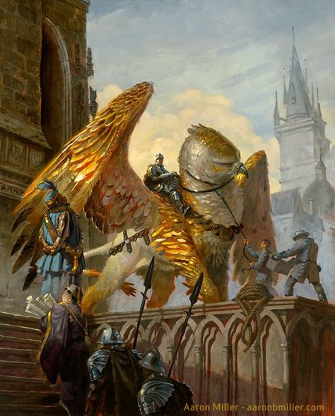 🖌Aaron Miller Illustration on Twitter: "New cover art released by @KoboldPress of my painting - The Diplomat.… " Heroic Fantasy, Fantasy Beasts, 다크 판타지, An Eagle, Fantasy Monster, Fantasy Creatures Art, Mythical Creatures Art, Mythological Creatures, Creature Concept Art