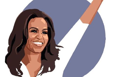 Michelle Obama Illustration Art Print - "When They Go Low, We Go High" Michelle Obama Aesthetic, Obama Aesthetic, Feminist Collage, Obama Painting, Trap Art, Collage Pics, Divine Art, Grl Pwr, Woman Art