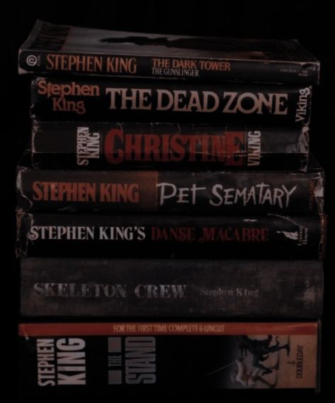 Halloween Book Aesthetic, Horror Books Aesthetic, Halloween Widget, Fancy Restaurants, Pet Sematary, The Dark Tower, Autumn Rain, King Book, Horror Books