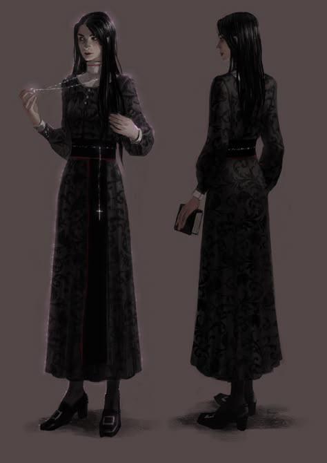 Vampire Masquerade, Vampire Art, World Of Darkness, Call Of Cthulhu, Urban Fantasy, Cthulhu, Dnd Characters, Character Portraits, Black Dresses