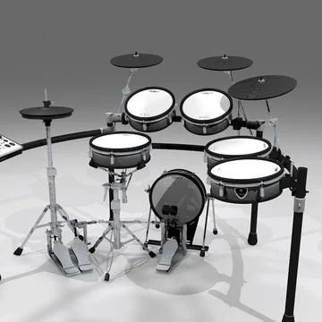 Pop Art Design, Texture Images, Drum Kit, Electronic Drums, Abstract Photos, Drum Kits, Drum Set, Low Poly, Photo Collage