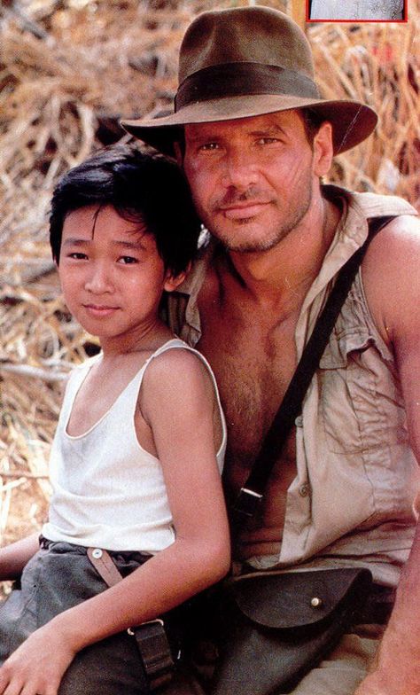 Indy and Short Round. Henry Jones Jr, Harrison Ford Indiana Jones, Steven Spielberg Movies, Indiana Jones Films, Temple Of Doom, Indiana Jones Adventure, Henry Jones, Raiders Of The Lost Ark, Lost Ark