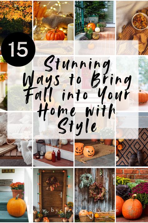 Fall is a lovely time of year, bringing cooler weather and beautiful colors. It’s a season when many people enjoy making their homes feel warm and inviting. You might want to bring this cozy vibe into your space, and there are plenty of ways to do that. Whether it’s through decorations, textiles, or scents, there are stunning options to transform your home for fall. Fall Tablescapes, Nature Inspired Decor, Woodland Decor, Fall Mantel, Leaf Garland, Cooler Weather, Fall Wreaths, The Seasons, Pumpkin Decorating