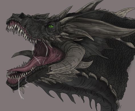 Dragon Portrait, Game Of Thrones Dragons, Got Dragons, Dragon Tales, Beast Creature, Targaryen Art, Dragon Artwork Fantasy, Asoiaf Art, Gra O Tron