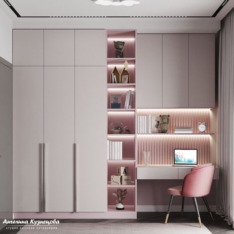 Home Study Rooms, Study Table Designs, Kids Room Interior Design, Study Room Design, Modern Cupboard Design, Wardrobe Door Designs, Kids Bedroom Inspiration, Wardrobe Interior Design, Wardrobe Design Bedroom