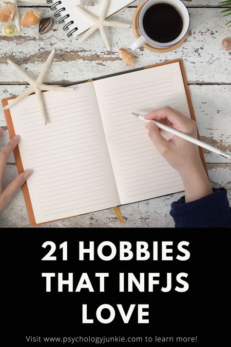 Looking for a new obsession? Get a look at 21 hobbies that INFJs LOVE. #MBTI #Personality #INFJ Infj Intelligence, Infj Hobbies, Infj Booklist, Infj Personality Humor, Introvert Hobbies, Advocate Personality, Infj Careers, Infj Advocate, Infj Books