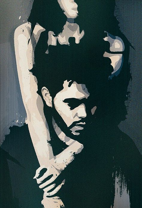 Loc'd The Weeknd Album Cover Art, The Weeknd Painting Ideas, The Weeknd Art Drawing, The Weeknd Pop Art, The Weeknd Sketch, Trilogy Painting, The Weekend Sketch, The Weeknd Painting, The Weeknd Art