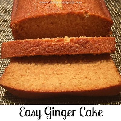 Easy Ginger Cake Ginger Loaf Recipe, Golden Syrup Cake, Ginger Loaf Cake, Sticky Ginger Cake, Ginger Loaf, Easy Delicious Cakes, Easy Cakes To Make, Loaf Cake Recipes, Ginger Cake