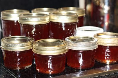 I made this last year...gonna make this again!  Jalapeno - Pear Cactus Jelly! Honey Jelly Recipe, Pear Jelly Recipes, Apple Cinnamon Jam, Prickly Pear Jelly, Prickly Pear Recipes, Jalapeno Jelly Recipes, Honey Jelly, Old World Garden, Honey Jam