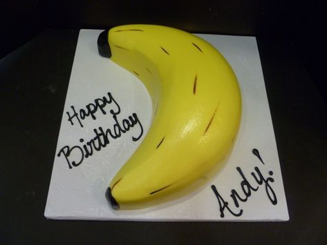 23+ Excellent Image of Banana Birthday Cake . Banana Birthday Cake Banana Shaped Cake Ideas For The House Pinterest Cake  #BirthdayCakeToppers Two Year Old Birthday Cake, Birthday Cakes 13, Bananas Birthday Party, Banana Birthday Cake, Dancing Fruit, Banana Birthday, Kids Cake Ideas, Chocolate Frosting Recipe, Old Birthday Cake