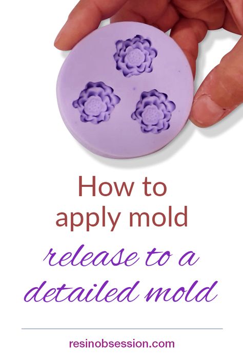 How to apply mold release to a detailed mold Mold Release For Resin, Diy Resin Mold, Diy Silicone, Wax Molds, Diy Resin Projects, Mold Release, Resin Ideas, What To Use, Resin Tutorial