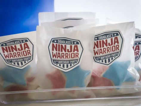 American Ninja Warrior Party Decorations, Ninja Warrior Birthday Party Favors, Ninja Warrior Party Favors, America Ninja Warrior Party, American Ninja Warrior Birthday Party, American Ninja Warrior Cake, American Ninja Warrior Party Cake, American Ninja Warrior Party Favors, Ninja Warrior Birthday Party