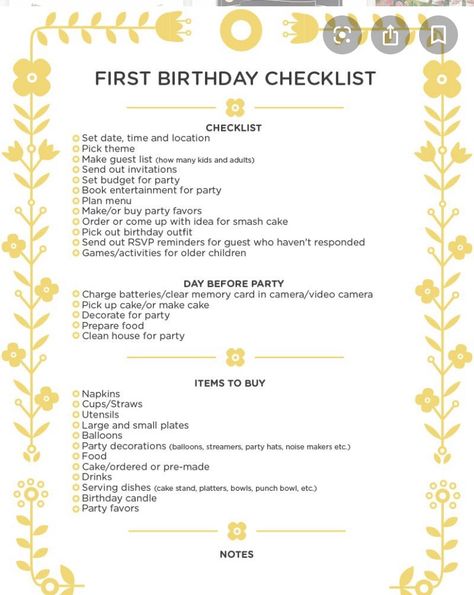 Birthday Checklist, Lila Party, Birthday Party Checklist, Timmy Time, Party Planning Checklist, Party Checklist, Twin First Birthday